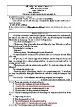 Đề và đáp án kiểm tra định kì học kì I Tiếng việt lớp 5 - Năm học 2015-2016